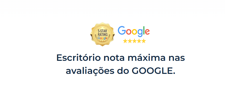 Escritório nota máxima nas avaliações do Google